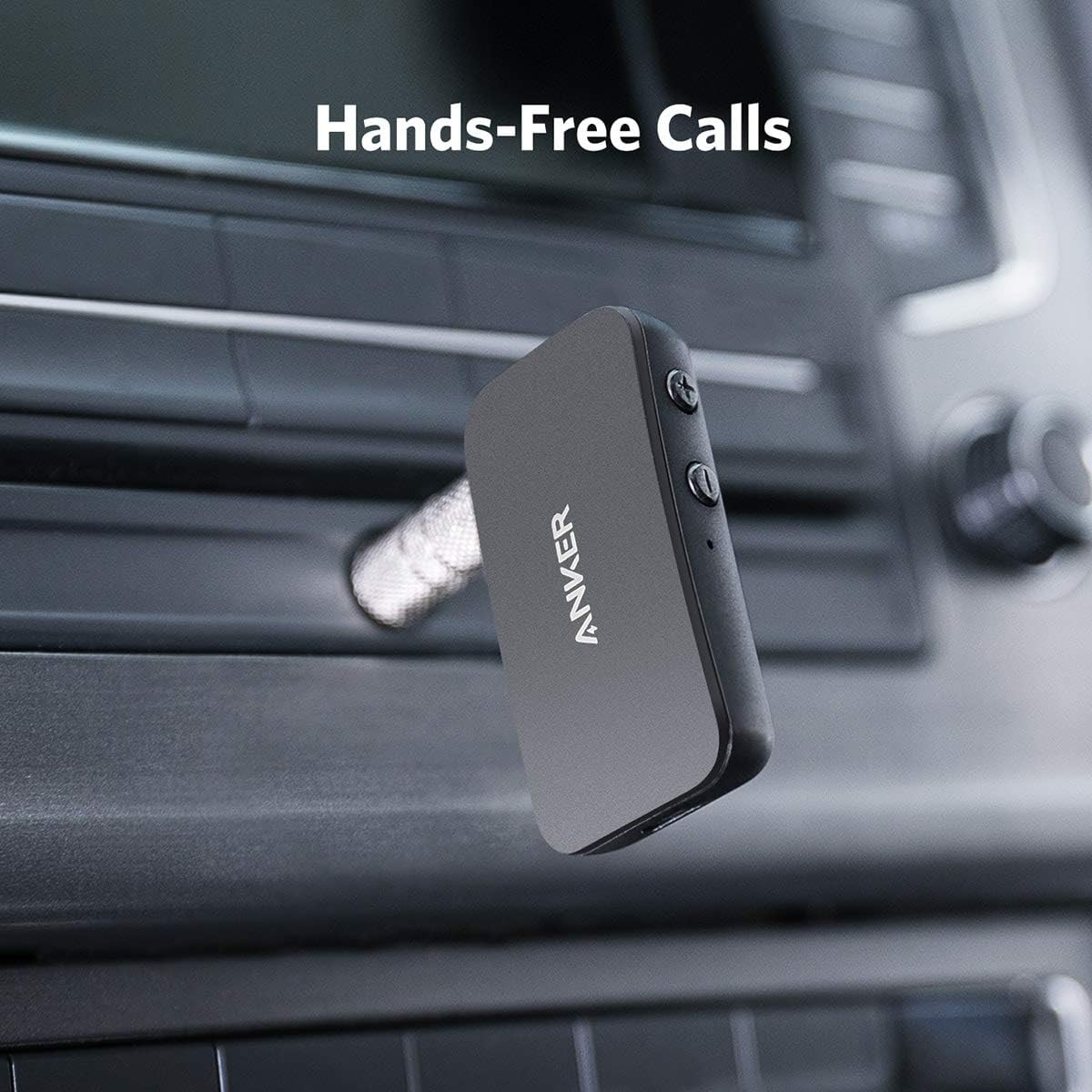 Anker Soundsync A3352 Bluetooth Receiver for Music Streaming with Bluetooth 5.0, 12-Hour Battery Life, Dual Device Connection, for Car, Home Stereo, Headphones, Speakers (Renewed)
