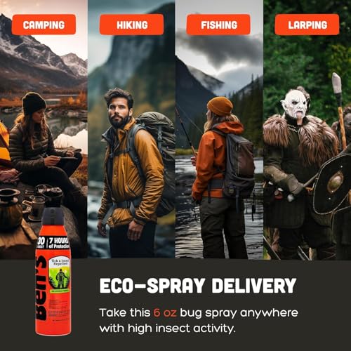 Ben’s 30% DEET chasse-moustiques, tiques et insectes, spray 177 ml