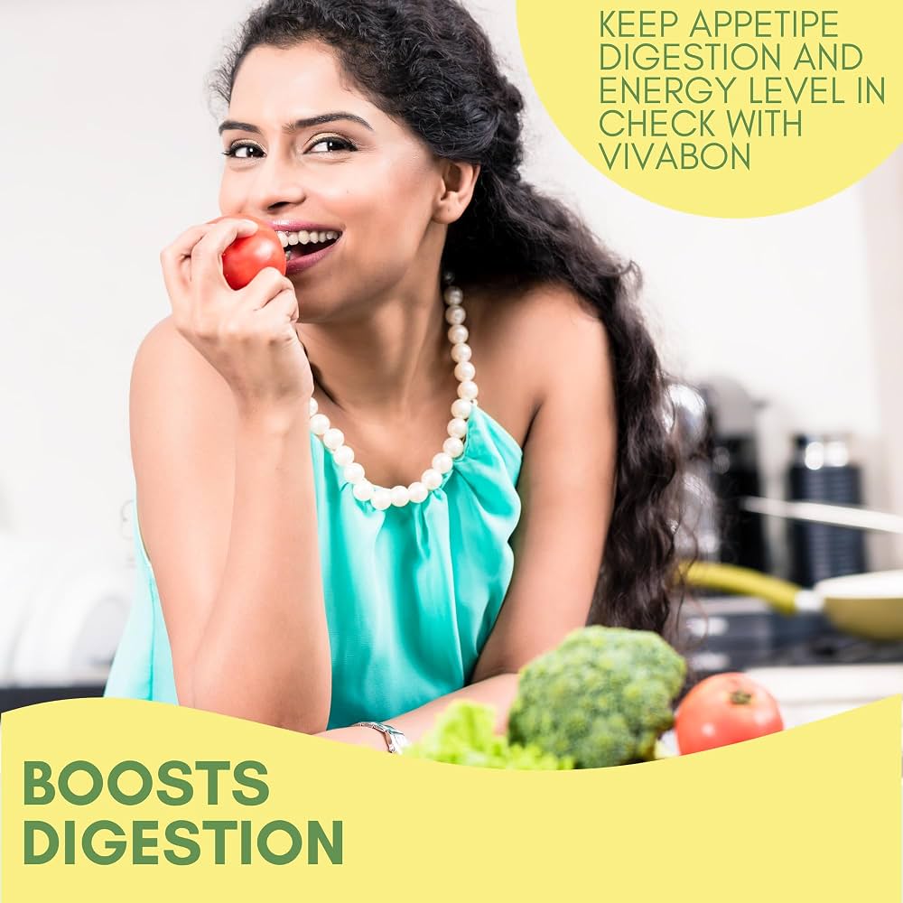 Herbion Naturals Vivabon Digestive & Nutritive Tonic, Boost Digestion, Increase Energy Level, Enhances Memory, Relieve Debility, Stimulate Appetite for Adults, Lychee Flavour, syrup 150 mL