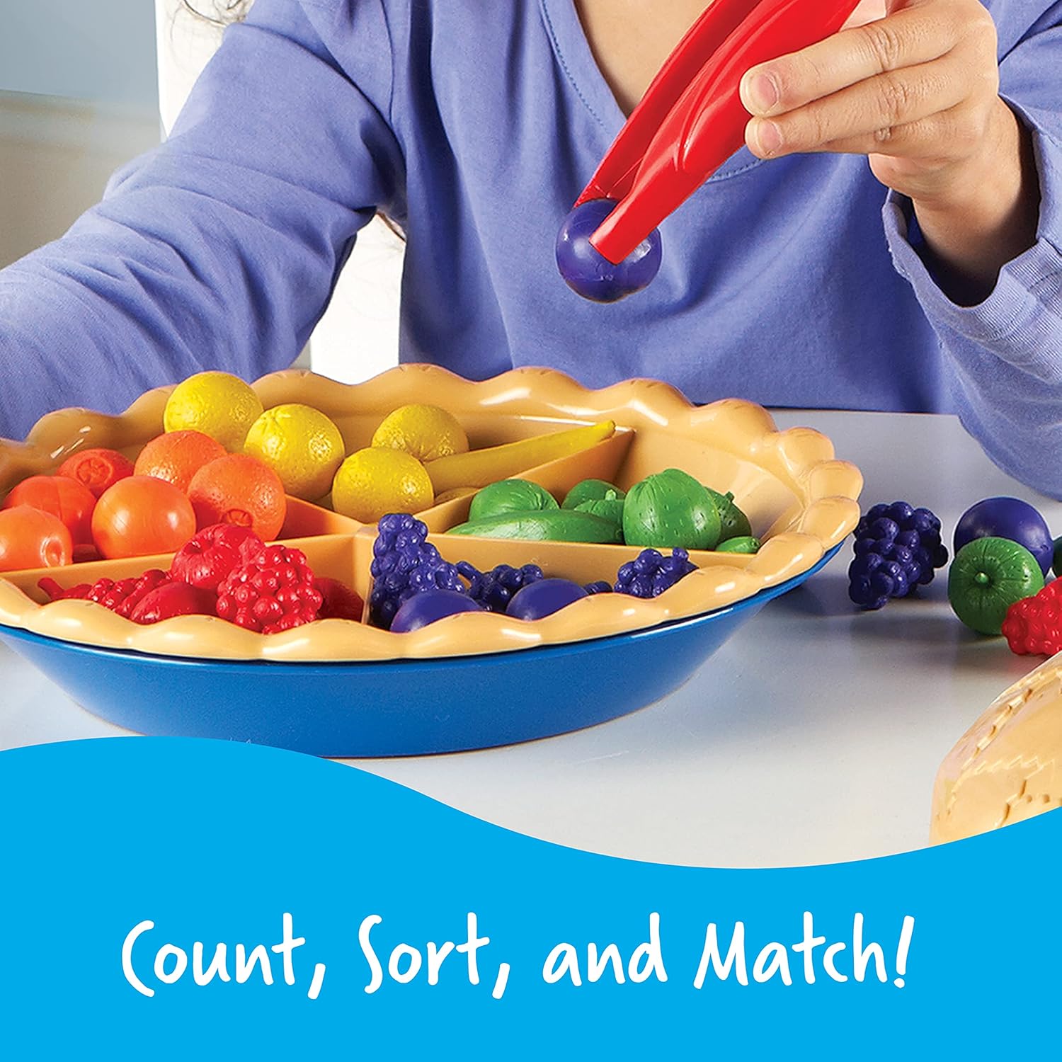 Learning Resources Super Sorting Pie, jeu éducatif motricité fine