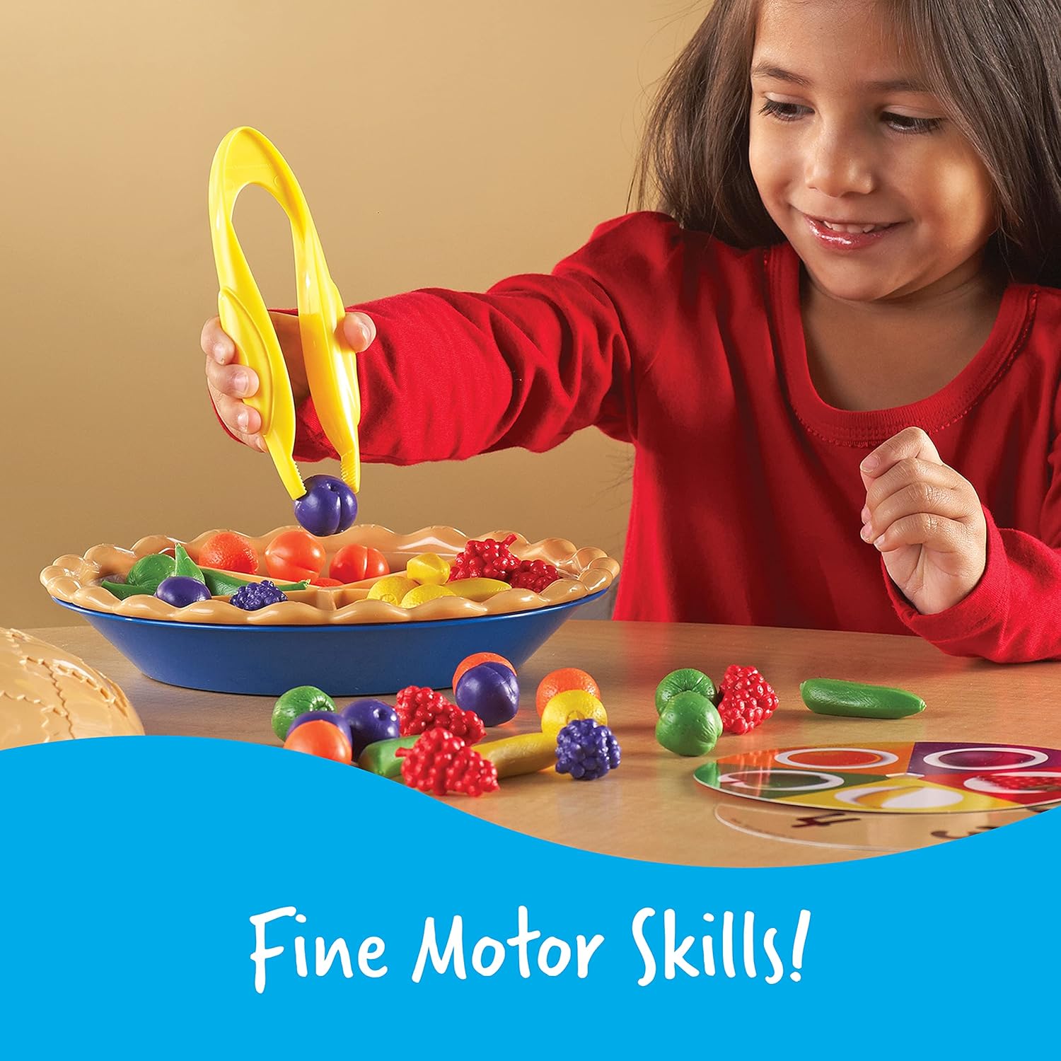 Learning Resources Super Sorting Pie, jeu éducatif motricité fine