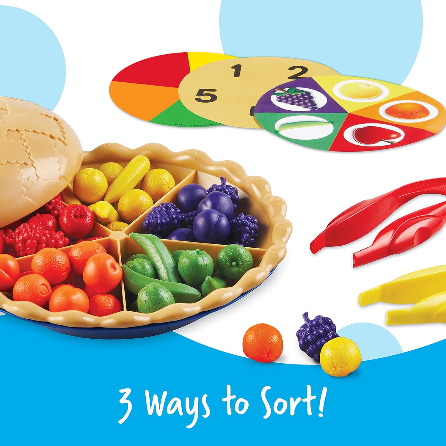 Learning Resources Super Sorting Pie, jeu éducatif motricité fine