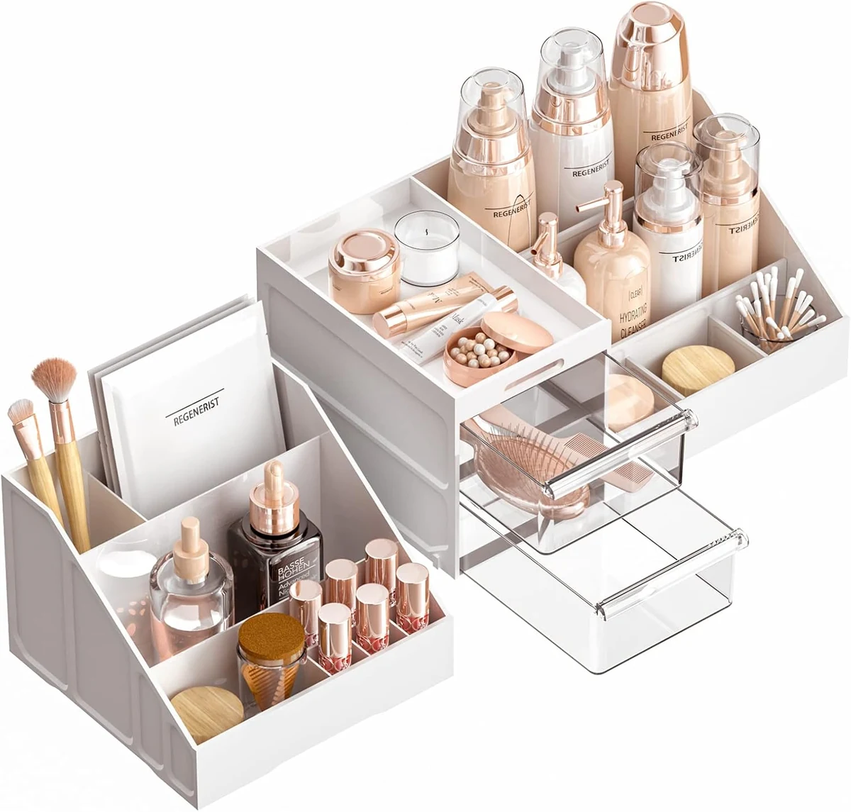 Makeup Organizer with Drawers for Vanity