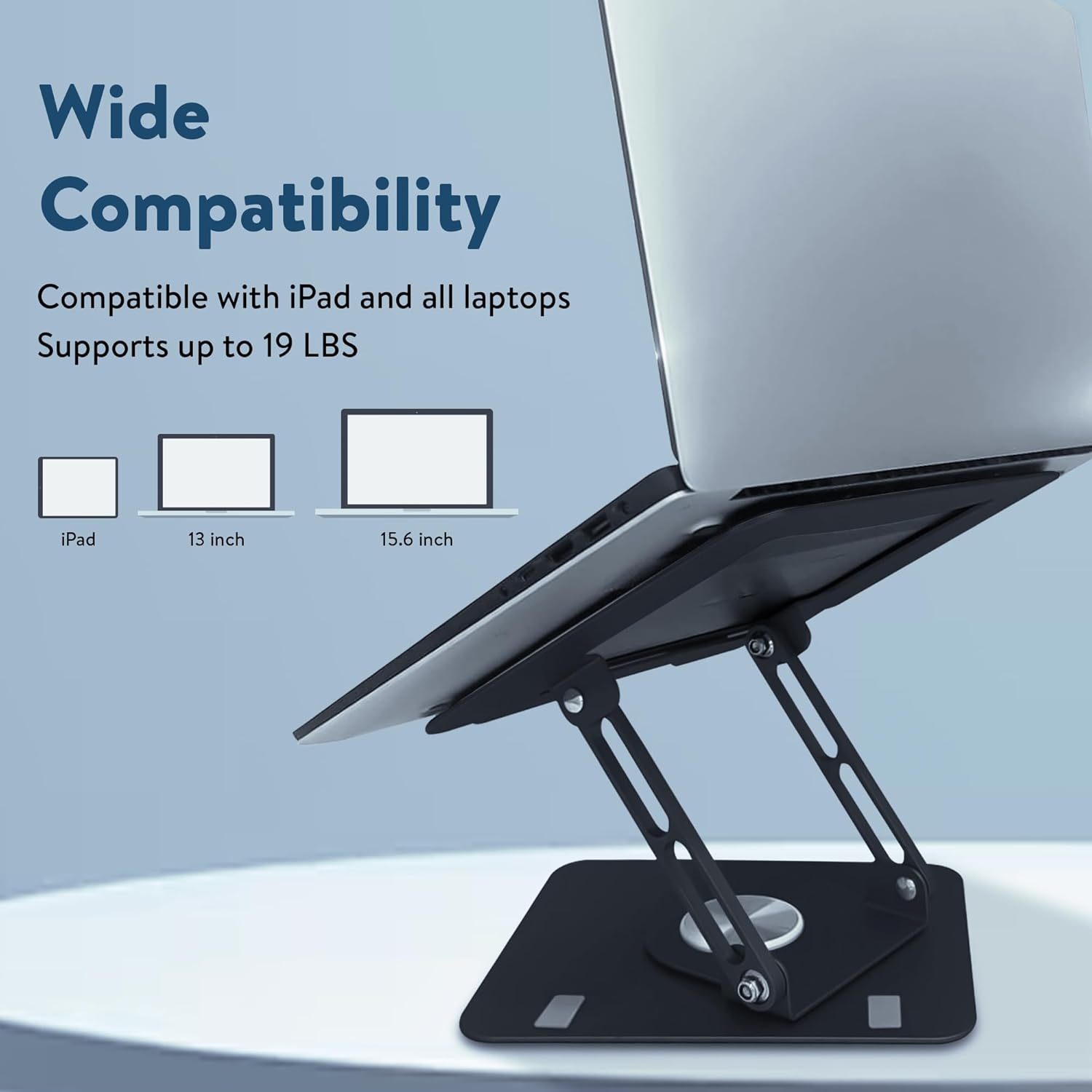 Uncaged Ergonomics Swivel Laptop Stand 2.0